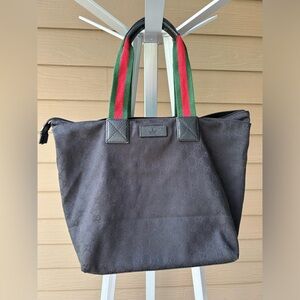 Gucci 100% authentic tote with authentic paperwork- in amazing condition.